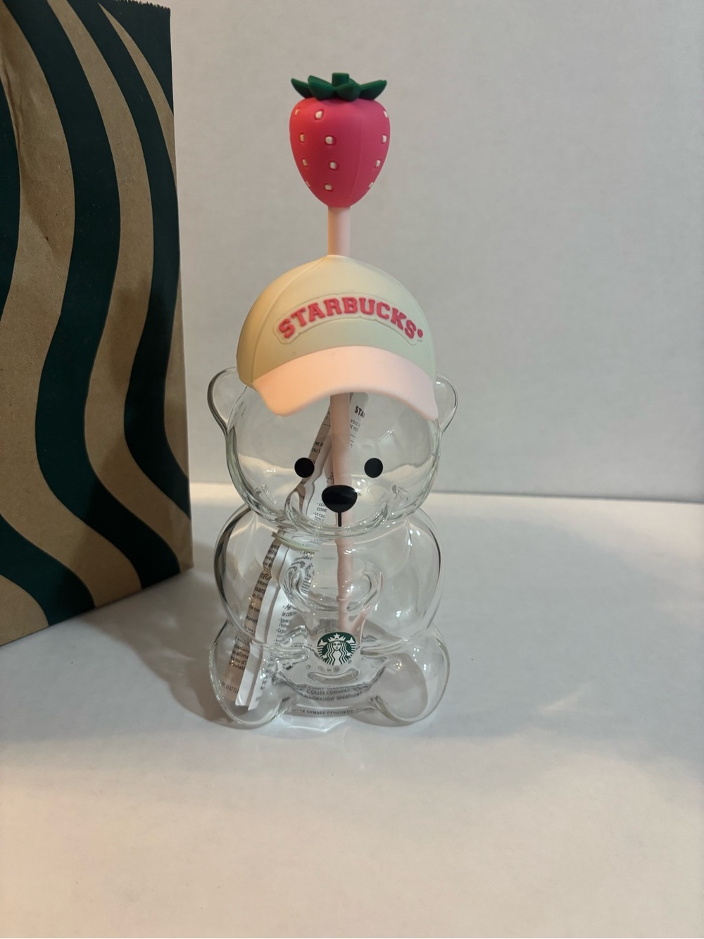 2026 Starbucks Bearista Pink Drink Bear Cup